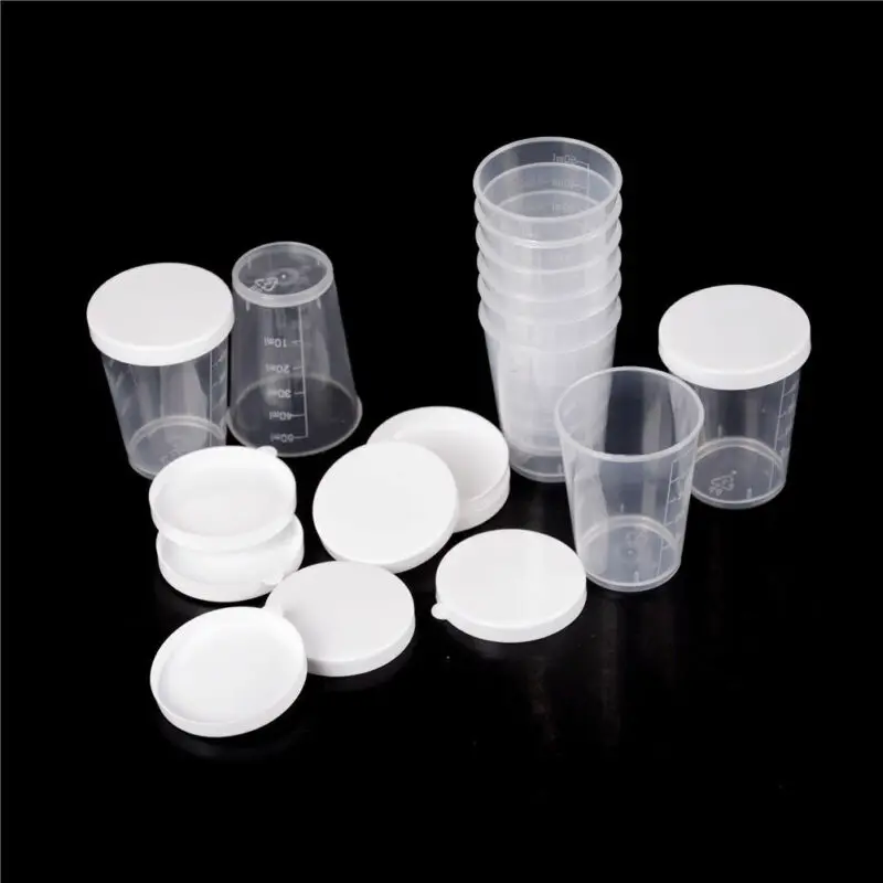 10Pcs 50ml Medicine Measuring Measure Cups With White Lids Cap Clear Container Liquid Measure Beaker Container
10Pcs 50ml Medicine Measuring Measure Cups With White Lids Cap Clear Container Liquid Measure Beaker Container