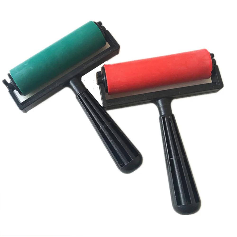 10cm Printmaking Rubber Roller Brayer Craft Projects Ink and Stamping Tools (Red)
10cm Printmaking Rubber Roller Brayer Craft Projects Ink and Stamping Tools (Red)