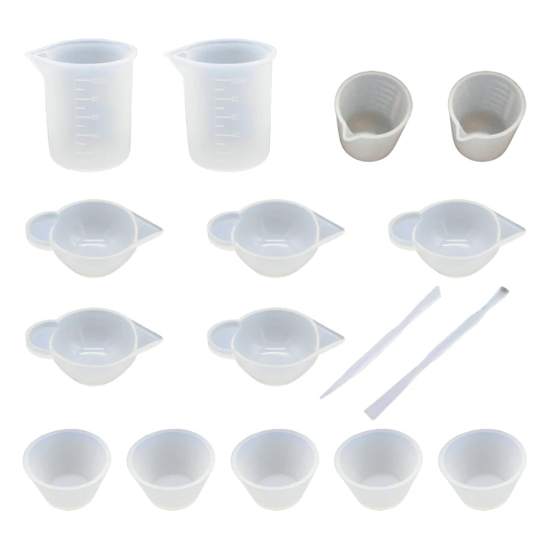 16 Pcs Silicone Measuring Cups Mixing Cup Divided Cups Dispensing Stirrer Tool W0YA
16 Pcs Silicone Measuring Cups Mixing Cup Divided Cups Dispensing Stirrer Tool W0YA