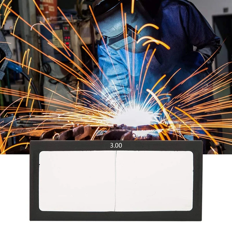 Magnifying Welding Lens, Welding Helmet Lens, Diopter Eye Protection Welding Helmet Magnifying Glass/Heater Lens 3.0