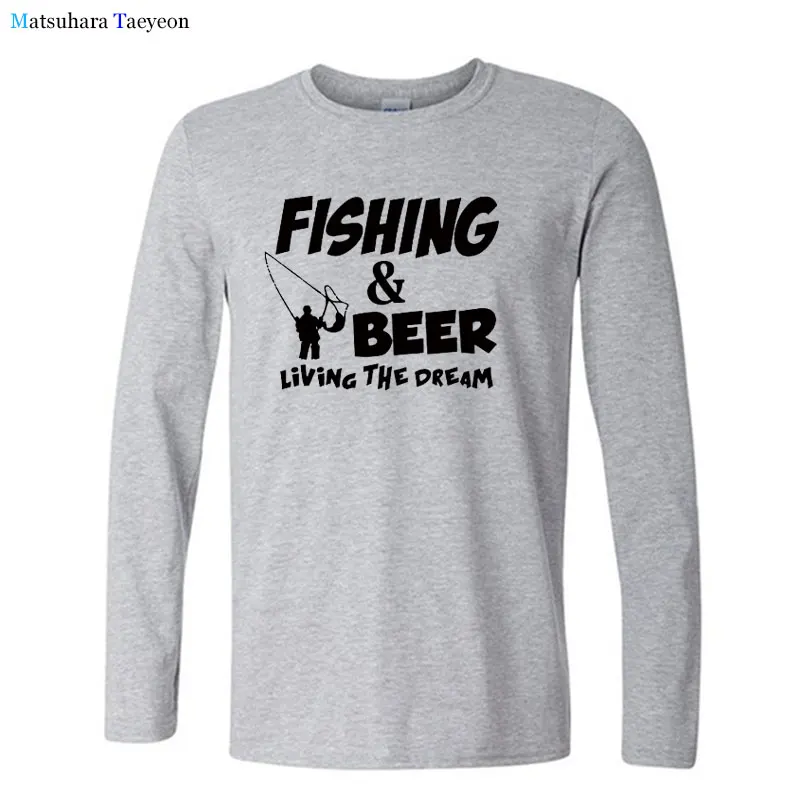 And Beer Living The Dream Funny long Sleeve t shirt men's Birthday Present Fisherman Cotton T-Shirt full Sleeve teeshirts autumn
And Beer Living The Dream Funny long Sleeve t shirt men's Birthday Present Fisherman Cotton T-Shirt full Sleeve teeshirts autumn