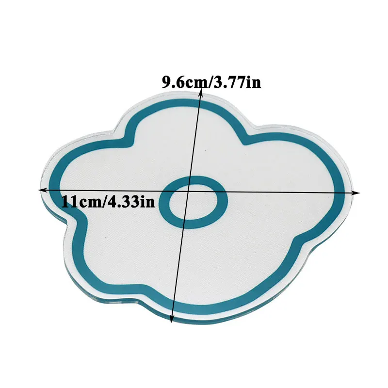 Household Creative Floret Placemat Transparent Tableware Decor Table Heat Resistant Mat Acrylic Table Mat Coaster Cup Mat
Household Creative Floret Placemat Transparent Tableware Decor Table Heat Resistant Mat Acrylic Table Mat Coaster Cup Mat