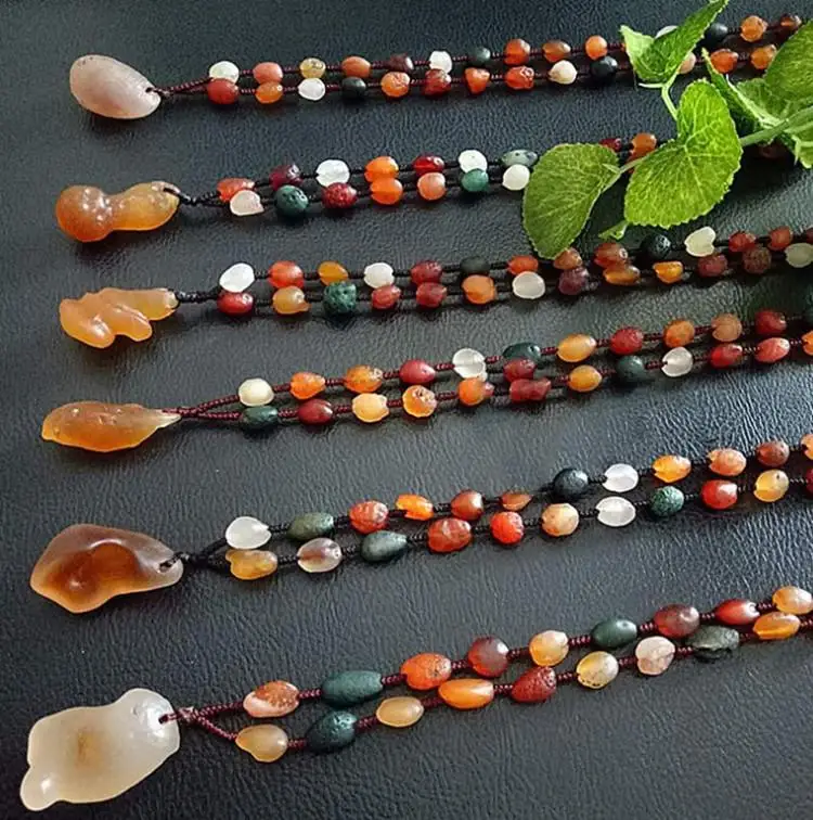 10pcs Alashan stone necklace colorfu agate original stone necklace sweater chain
10pcs Alashan stone necklace colorfu agate original stone necklace sweater chain