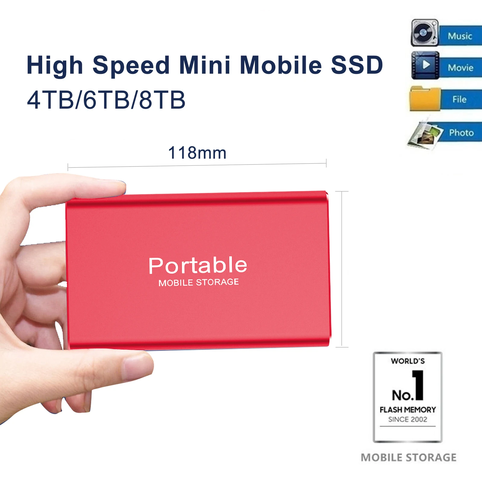 4/6/8TB Hard Disk Ultra-thin External Solid State Hard Disk Storage Device Hard Disk Computer Portable Mobile Hard Disk Alloy
4/6/8TB Hard Disk Ultra-thin External Solid State Hard Disk Storage Device Hard Disk Computer Portable Mobile Hard Disk Alloy