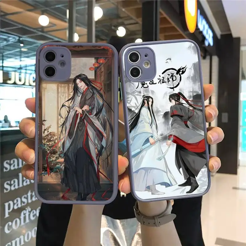 Wei Wuxian Wei Ying Lan Wangji Phone Case Matte Transparent for iPhone 7 8 11 12 s mini pro X XS XR MAX Plus cover funda
Wei Wuxian Wei Ying Lan Wangji Phone Case Matte Transparent for iPhone 7 8 11 12 s mini pro X XS XR MAX Plus cover funda