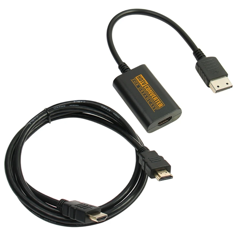 

Новый HDMI-совместимый адаптер для консолей Sega Dreamcast HDMI-совместимый/HD-Link кабели для Sega Dreamcast