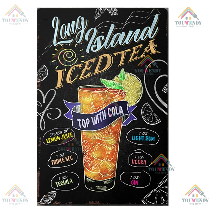 Vintage Bar Sign Metal Poster Decoration Retro Cuba Mojito Cocktail Metal Plaque Sign Tiki Bar Kitchen Wall Decor Plate 20x30 CM
Vintage Bar Sign Metal Poster Decoration Retro Cuba Mojito Cocktail Metal Plaque Sign Tiki Bar Kitchen Wall Decor Plate 20x30 CM