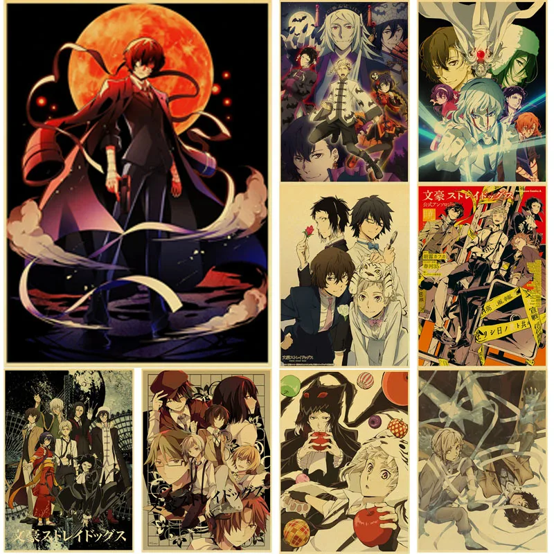 Buy3Get4Japanese Anime Bungo Stray Dogs Poster Kraft Paper Retro Style Art Posters Living Room Painting Home Wall Decor Stickers
Buy3Get4Japanese Anime Bungo Stray Dogs Poster Kraft Paper Retro Style Art Posters Living Room Painting Home Wall Decor Stickers