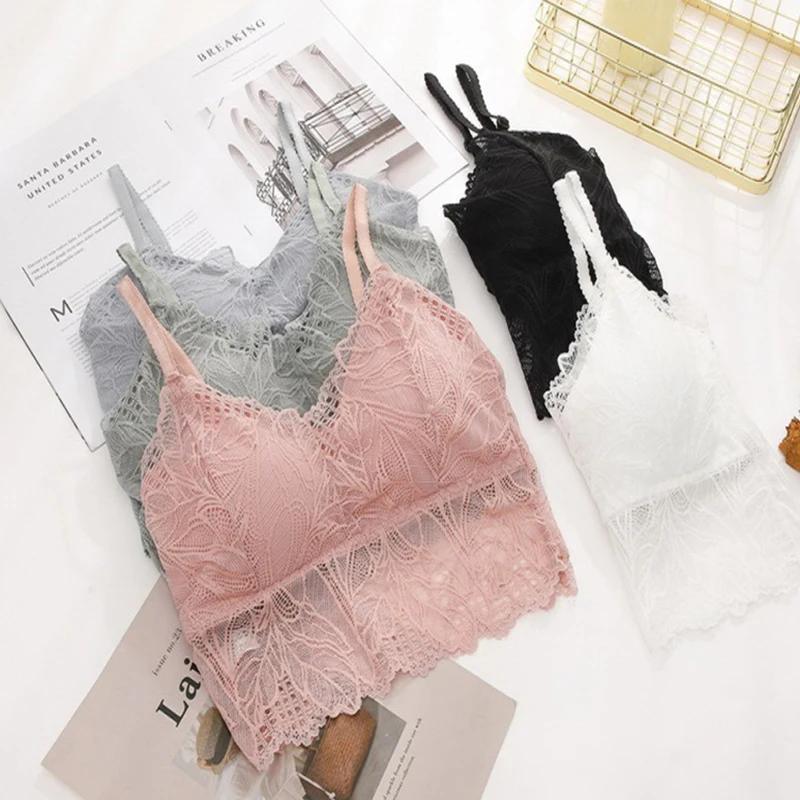 2020 Newly Seamless Lace Bra Underwear Top For Women Ladies Padded Bra With Thin Shoulder Strap Soutien Gorge
2020 Newly Seamless Lace Bra Underwear Top For Women Ladies Padded Bra With Thin Shoulder Strap Soutien Gorge