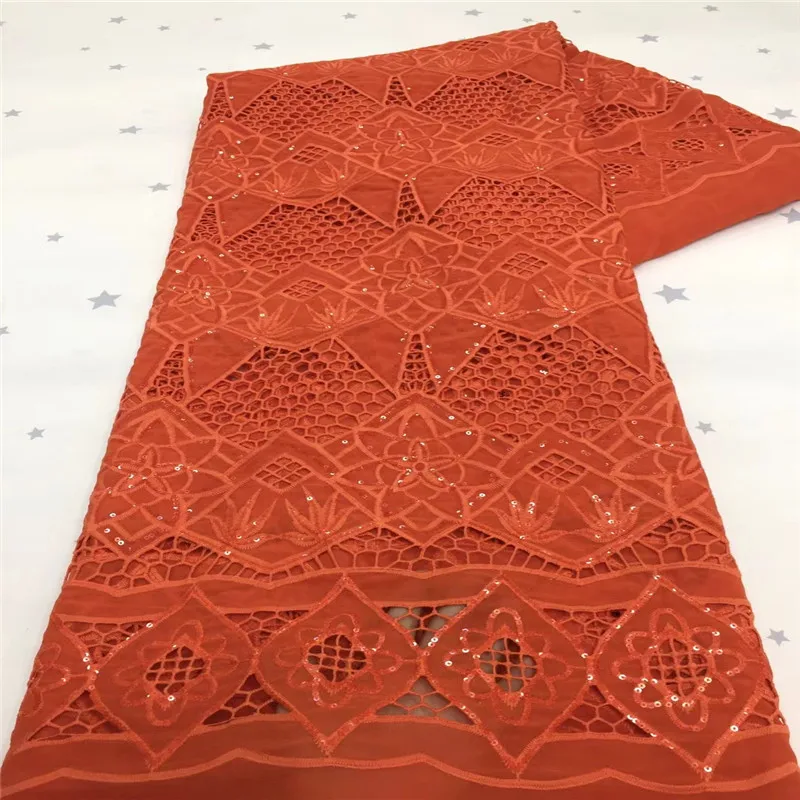 Orange Sequins Guipure Lace Fabric 5 Yards 2021 High Quality African Nigerian Guipure Cord Lace Fabric For Diy Dress Sew X98-29
Orange Sequins Guipure Lace Fabric 5 Yards 2021 High Quality African Nigerian Guipure Cord Lace Fabric For Diy Dress Sew X98-29