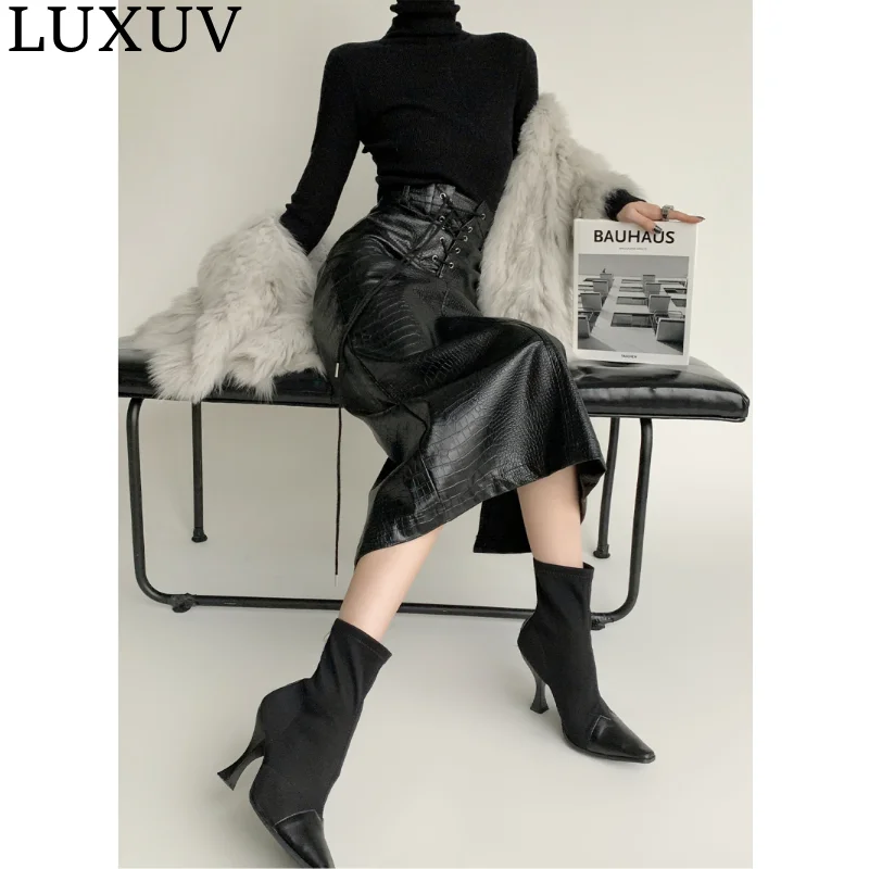 Women's Long PU Skirt Pencil With Slim Sexy Leopard Print Beach Harajuku Maxi High-Weisted Dress Bodycon Punk Rock Boutiques
Women's Long PU Skirt Pencil With Slim Sexy Leopard Print Beach Harajuku Maxi High-Weisted Dress Bodycon Punk Rock Boutiques