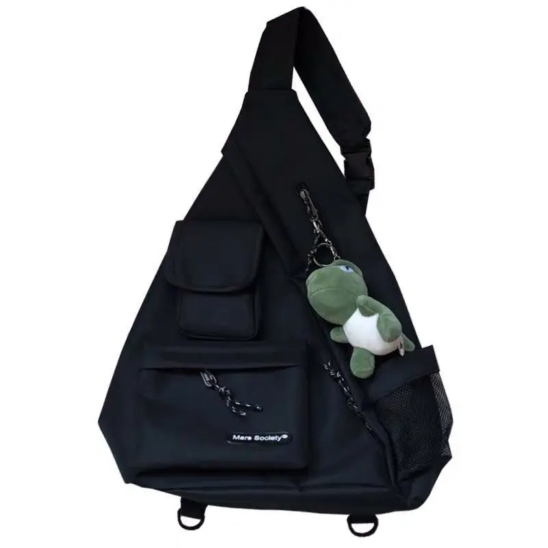 Women Retro Single Shoulder Bag Girl Student Messenger Bag Lady Japanese Harajuku Street Functional Tooling Bag Couple Chest Bag
Women Retro Single Shoulder Bag Girl Student Messenger Bag Lady Japanese Harajuku Street Functional Tooling Bag Couple Chest Bag