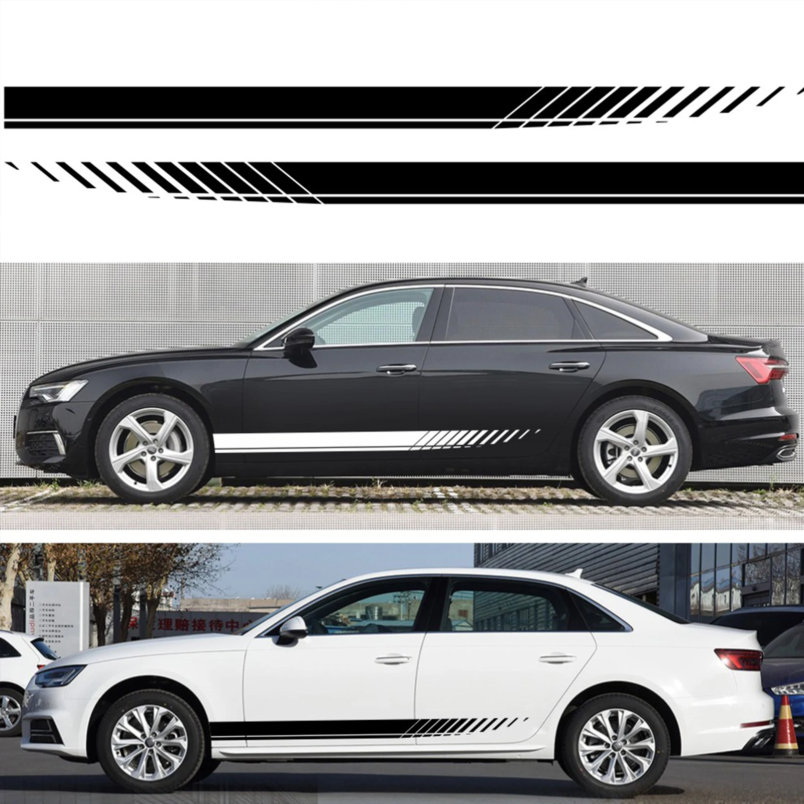 2PCS Universal Car Door Side Stripes Sticker Works Style Body Graphics Decal PVC Decor Car Body Sticker
2PCS Universal Car Door Side Stripes Sticker Works Style Body Graphics Decal PVC Decor Car Body Sticker