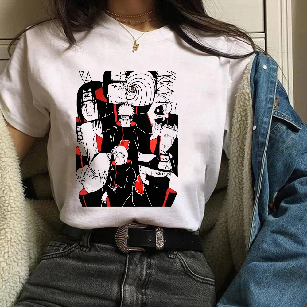 New Naruto Clothes Women T-shirt O-neck Print Short Sleeve Manga Tshirt Anime Tops Sharingan Aesthetic Urban Cartoon Femme Tees
New Naruto Clothes Women T-shirt O-neck Print Short Sleeve Manga Tshirt Anime Tops Sharingan Aesthetic Urban Cartoon Femme Tees