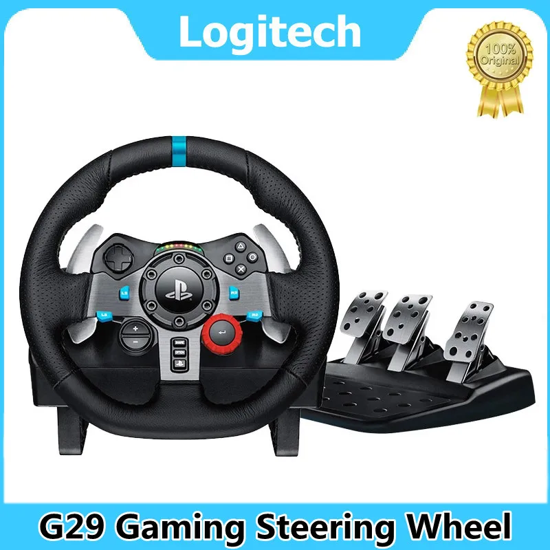 Logitech G29 G Dual-Motor Feedback Driving Force Game Steering Wheel ,Shifter and Simulates Driiving Pedal Racing 100% Original
Logitech G29 G Dual-Motor Feedback Driving Force Game Steering Wheel ,Shifter and Simulates Driiving Pedal Racing 100% Original