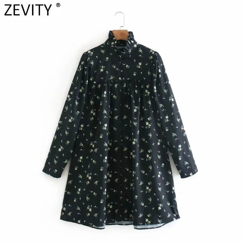 Zevity New Women Sweet Agaric Lace Floral Print Casual Straight Dress Prairie Chic Puff Sleeve Vestido Ruffles Mini Dress DS4787
Zevity New Women Sweet Agaric Lace Floral Print Casual Straight Dress Prairie Chic Puff Sleeve Vestido Ruffles Mini Dress DS4787