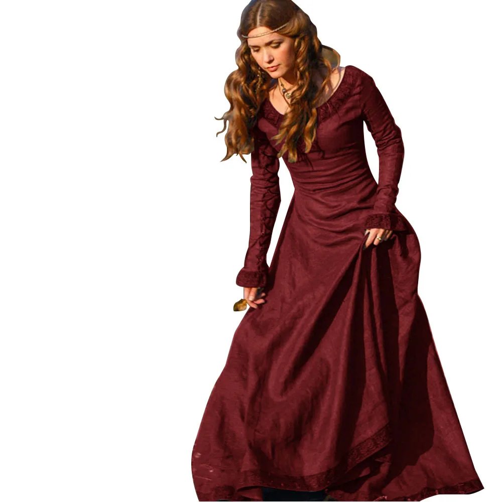 WEPBEL Dress Women's Casual Solid Color Slim Dress Spring and Autumn Vintage Long Sleeve High Waist O-Neck Stitching Dress
WEPBEL Dress Women's Casual Solid Color Slim Dress Spring and Autumn Vintage Long Sleeve High Waist O-Neck Stitching Dress