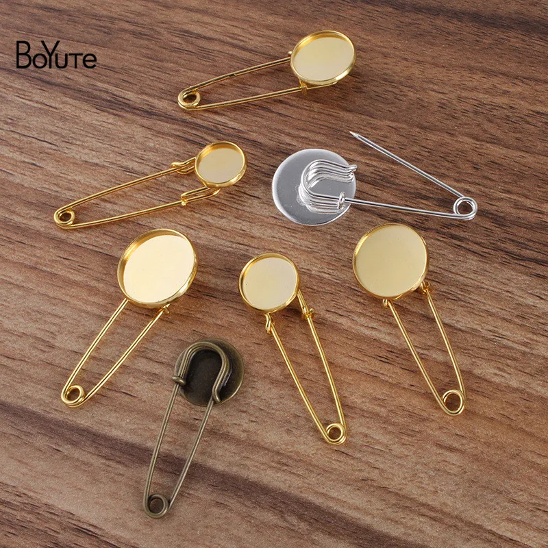 BoYuTe (50 Pieces/Lot) 12-14-16-18-20MM Cabochon Brooch Base Blank Tray Settings Diy Jewelry Accessories
BoYuTe (50 Pieces/Lot) 12-14-16-18-20MM Cabochon Brooch Base Blank Tray Settings Diy Jewelry Accessories