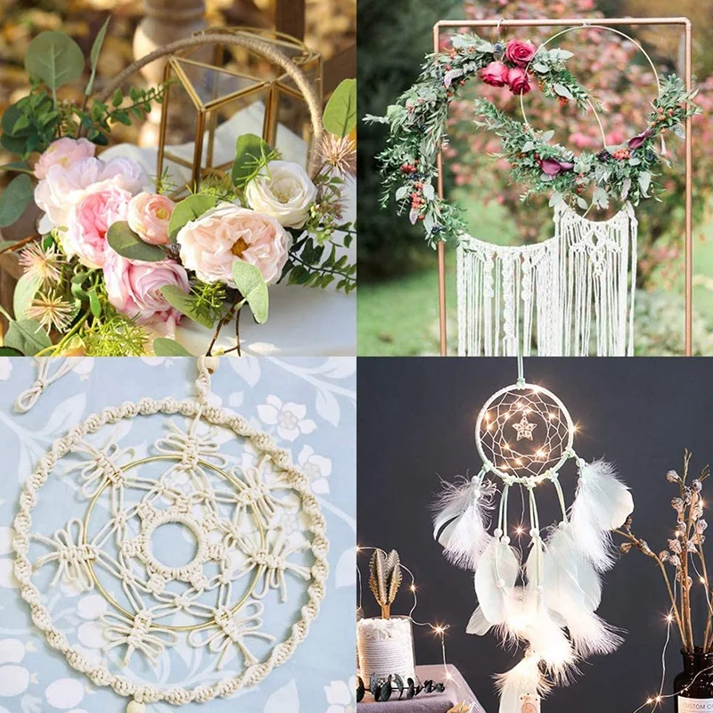 8Pcs 8 Inches Dream Catcher Rings Metal Hoops Macrame Ring for Crafts and Dream Catcher Supplies, Gold 
8Pcs 8 Inches Dream Catcher Rings Metal Hoops Macrame Ring for Crafts and Dream Catcher Supplies, Gold