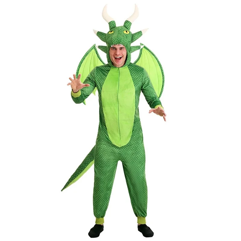 2021 Adult Green Dinosaur Costumes Men Halloween Cosplay Monster Wild Dino Dragon Pretend Game Party Role Play Dress Up
2021 Adult Green Dinosaur Costumes Men Halloween Cosplay Monster Wild Dino Dragon Pretend Game Party Role Play Dress Up