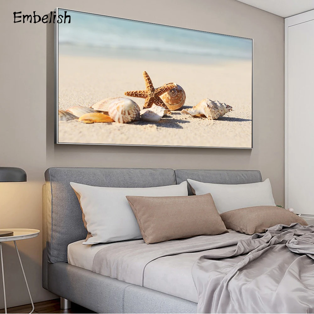 Embelish 1 Pieces Seascape Wall Pictures For Living Room Starfish And Seashells Landscape Posters Home Decor HD Canvas Painting
Embelish 1 Pieces Seascape Wall Pictures For Living Room Starfish And Seashells Landscape Posters Home Decor HD Canvas Painting