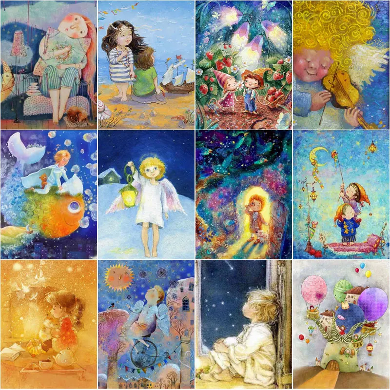 Diy 5D Diamond Embroidery Mosaic Cartoon Fairy Tale Painting Full Rhinestone Kids Gift Watercolor Picture Wall Art Home Decor
Diy 5D Diamond Embroidery Mosaic Cartoon Fairy Tale Painting Full Rhinestone Kids Gift Watercolor Picture Wall Art Home Decor