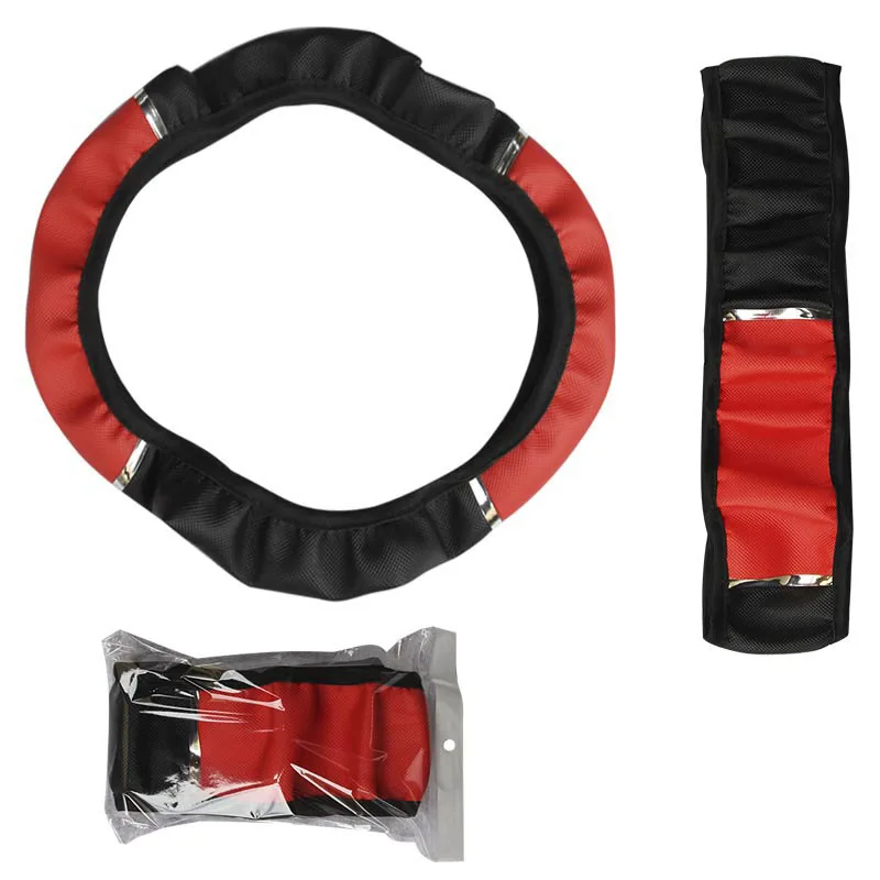 38CM Car Steering Wheel Cover Auto Steering Wheel Braid On The Steering Wheel Cover Case Funda Volante Universal Car Accessories
38CM Car Steering Wheel Cover Auto Steering Wheel Braid On The Steering Wheel Cover Case Funda Volante Universal Car Accessories