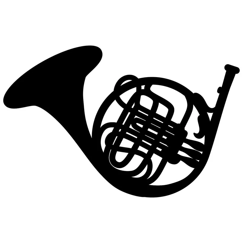 17.6X11.3CM French Horn Personality Car Styling Decoration Decal Vinyl Stickers 
17.6X11.3CM French Horn Personality Car Styling Decoration Decal Vinyl Stickers