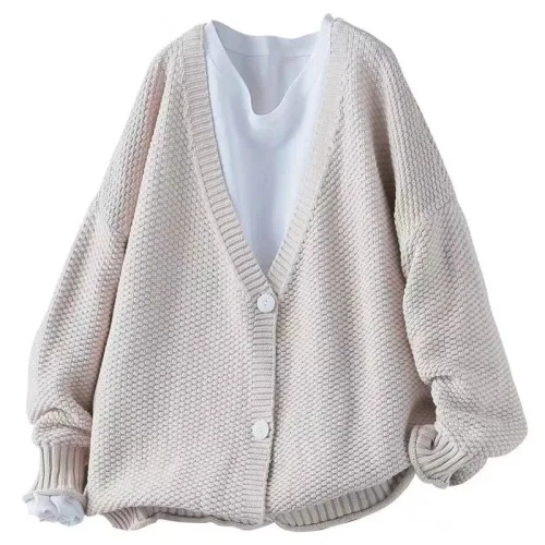Literature Knitted Cardigan Casual Ladies Cardigans Black Button Cardigan Sweater Womens Sweaters Single Breasted Coat Female 
Literature Knitted Cardigan Casual Ladies Cardigans Black Button Cardigan Sweater Womens Sweaters Single Breasted Coat Female