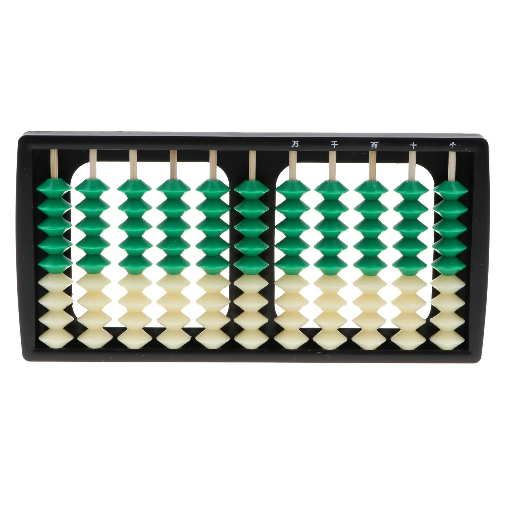 Plastic Chinese Abacus, Kid's Soroban Calculator Math Educational Toy, 11 Column, 9 Beads
Plastic Chinese Abacus, Kid's Soroban Calculator Math Educational Toy, 11 Column, 9 Beads