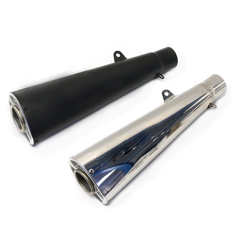 Мотоциклетный глушитель выхлопной трубы красивый выхлопной трубы черного цвета подходит для Кафе racer для BMW hayabusa 1999 HP4 zx14 s1000rr zx10r nk40 
Мотоциклетный глушитель выхлопной трубы красивый выхлопной трубы черного цвета подходит для Кафе racer для BMW hayabusa 1999 HP4 zx14 s1000rr zx10r nk40