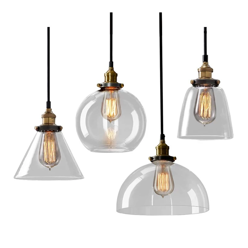 Vintage industrial led Pendant Lights for dining room living room decor clear amber glass pendant lamp bedroom light fixtures
Vintage industrial led Pendant Lights for dining room living room decor clear amber glass pendant lamp bedroom light fixtures