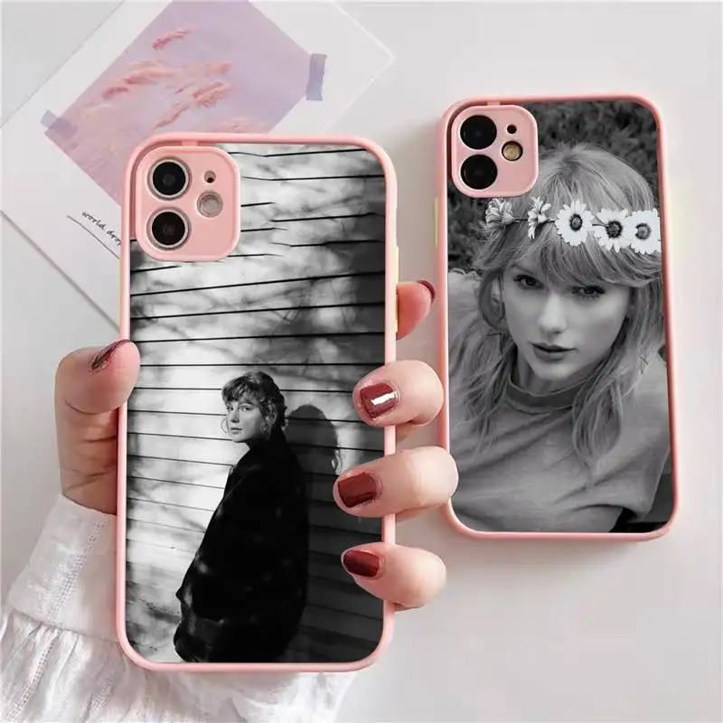 Taylor Folklore Singer Swifts Phone Case For iphone 13 12 11 xr xs x 7 8 pro max Light pink Soft TPU Silicone Clear Case Cover
Taylor Folklore Singer Swifts Phone Case For iphone 13 12 11 xr xs x 7 8 pro max Light pink Soft TPU Silicone Clear Case Cover
