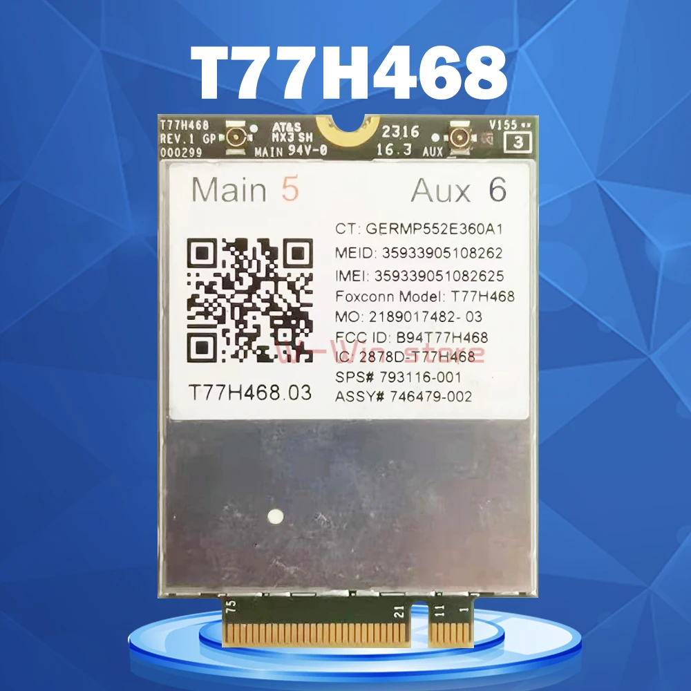 LT4211 T77H468 GOBI5000 LTE/EV-DO/HSPA + карта WWAN SPS:793116-001 для HP Elitebook 740 750 820 G2 G3 такой же, как LT4120 T77W595
LT4211 T77H468 GOBI5000 LTE/EV-DO/HSPA + карта WWAN SPS:793116-001 для HP Elitebook 740 750 820 G2 G3 такой же, как LT4120 T77W595