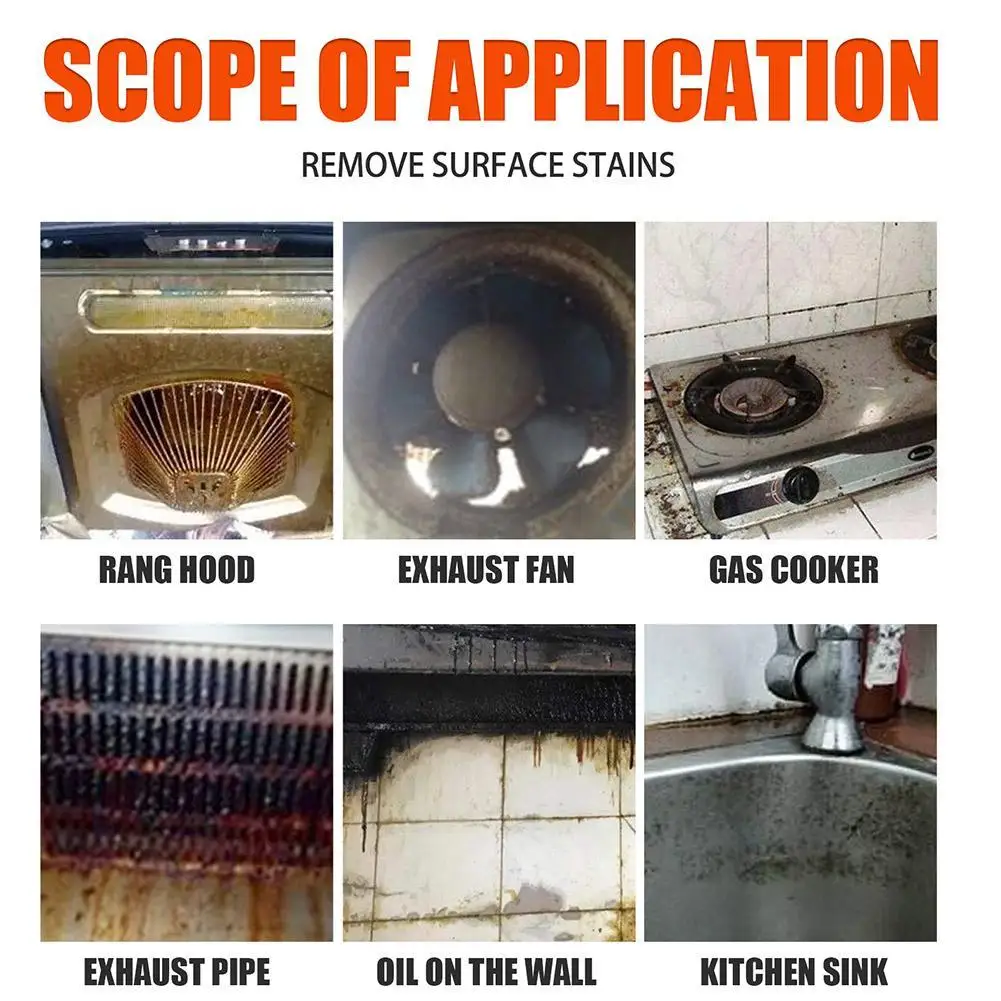 Kitchen Oil Stain Cleaner Range Hood Cleaner To Heavy Oil Clear All-Purpose Stain Cleaner Grease Cleaning Dropship Agent Cl M6D6
Kitchen Oil Stain Cleaner Range Hood Cleaner To Heavy Oil Clear All-Purpose Stain Cleaner Grease Cleaning Dropship Agent Cl M6D6