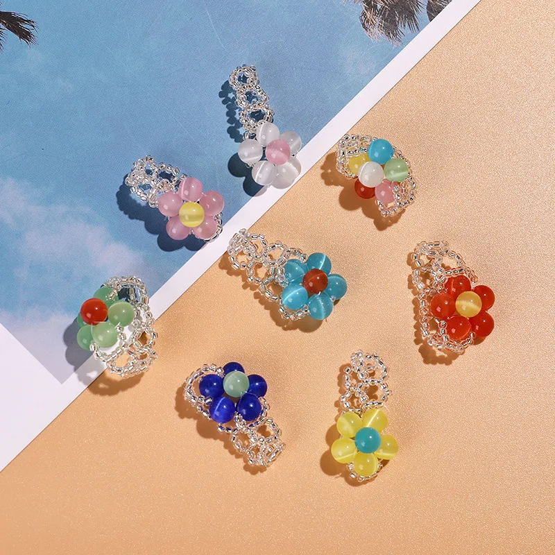 2022 New Luxury Korean Colorful Resin Acrylic Beaded Flowers Geometry Rings For Women Girls Summer Party Wedding Jewelry Gifts
2022 New Luxury Korean Colorful Resin Acrylic Beaded Flowers Geometry Rings For Women Girls Summer Party Wedding Jewelry Gifts