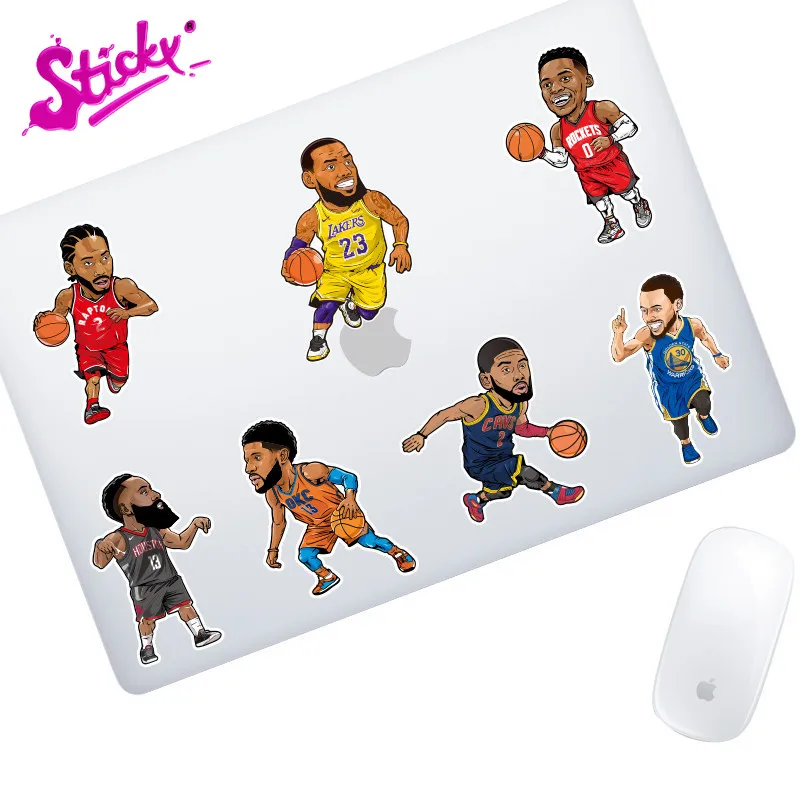 STICKY BasketBall Stars Stickers Sport Stickers for Boys Laptop Luggage Guitar Skateboard Notebook Decorate Waterproof
STICKY BasketBall Stars Stickers Sport Stickers for Boys Laptop Luggage Guitar Skateboard Notebook Decorate Waterproof