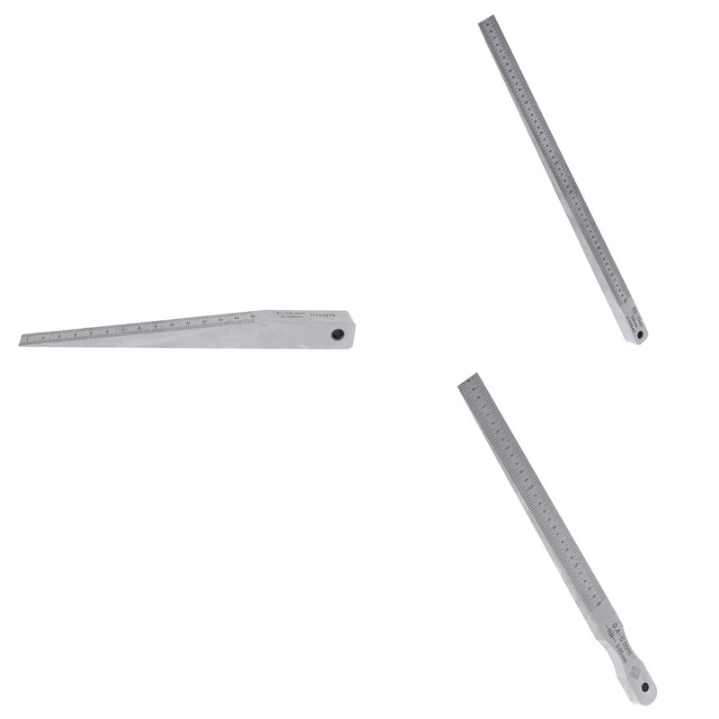 Wedge Feeler Gauge Crack Flatness Layout Insert Wedge Gauge Welding Taper Measuring Tool Caliper
Wedge Feeler Gauge Crack Flatness Layout Insert Wedge Gauge Welding Taper Measuring Tool Caliper