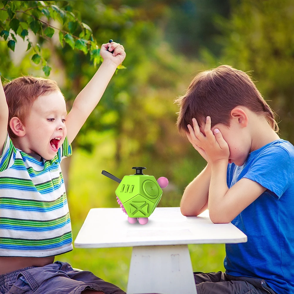 12 Creative Children Educational Learning Interactive Mini Fun Toy Sided Dice Relieve Stress Anxiety Artifact Fidget Cube
12 Creative Children Educational Learning Interactive Mini Fun Toy Sided Dice Relieve Stress Anxiety Artifact Fidget Cube