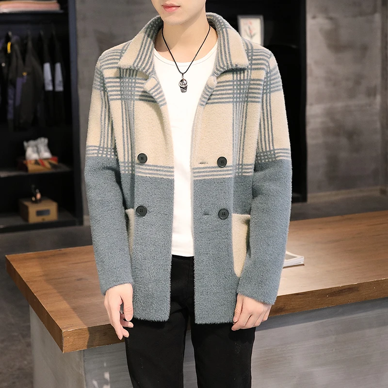 Autumn Winter warm Jacket Men Coat Imitation mink velvet Fur Coats Men's Clothing Jacket Man lattice Thicken coat
Autumn Winter warm Jacket Men Coat Imitation mink velvet Fur Coats Men's Clothing Jacket Man lattice Thicken coat