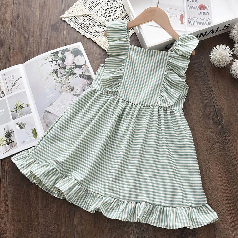 Melario Cute Girls Dresses 2022 New Fashion Kids Casual Party Ruffles Stripe Costumes Children Clothing Princess Dress Vestidos 
Melario Cute Girls Dresses 2022 New Fashion Kids Casual Party Ruffles Stripe Costumes Children Clothing Princess Dress Vestidos