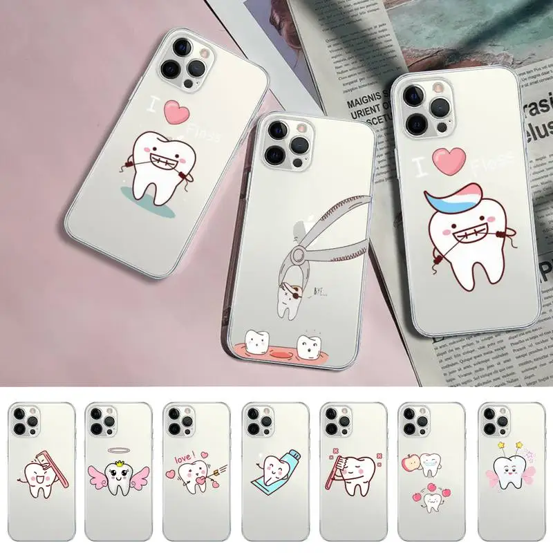 Cartoon Cute Dentist Dental Crowned Phone Case for iPhone 11 12 13 mini pro XS MAX 8 7 6 6S Plus X 5S SE 2020 XR case
Cartoon Cute Dentist Dental Crowned Phone Case for iPhone 11 12 13 mini pro XS MAX 8 7 6 6S Plus X 5S SE 2020 XR case