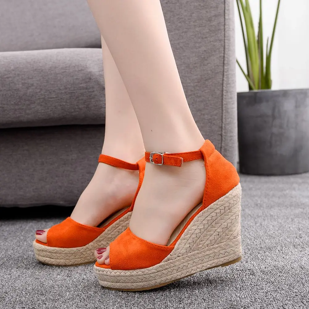 Women's Casual Peep Toe Platform Sandals Ladies Thick Bottom Wedge High Heels Women Summer Beach Sandals Female Shoes H0028
Women's Casual Peep Toe Platform Sandals Ladies Thick Bottom Wedge High Heels Women Summer Beach Sandals Female Shoes H0028