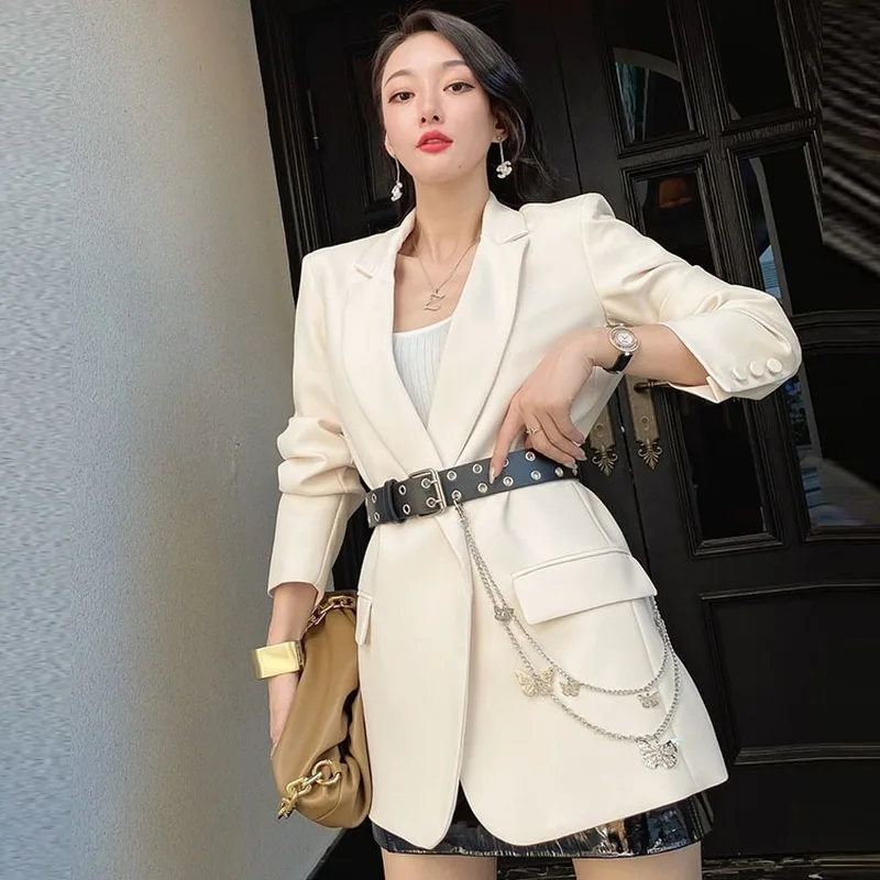 2021 suit jacket with belt autumn and winter women's fashion street windbreaker windbreaker sold elegant street wind jacket
2021 suit jacket with belt autumn and winter women's fashion street windbreaker windbreaker sold elegant street wind jacket