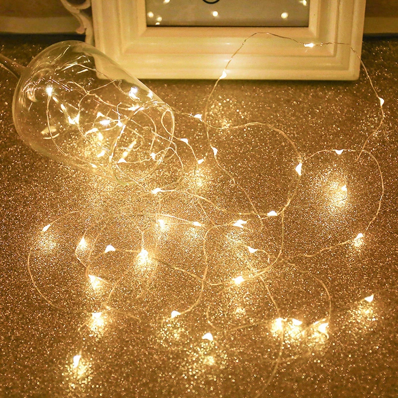 LED 1m/2m/3m/5m Copper Wire Battery Box Garland Fairy Birthday Party Decoration String Light Home Lamps Wedding Decoration Light 
LED 1m/2m/3m/5m Copper Wire Battery Box Garland Fairy Birthday Party Decoration String Light Home Lamps Wedding Decoration Light