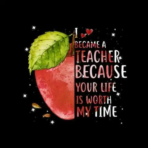 I Became A Teacher Because Your Life Is Worth My Time Men's T-Shirt Summer Cotton Short Sleeve O-Neck Unisex T Shirt New S-3XL
I Became A Teacher Because Your Life Is Worth My Time Men's T-Shirt Summer Cotton Short Sleeve O-Neck Unisex T Shirt New S-3XL