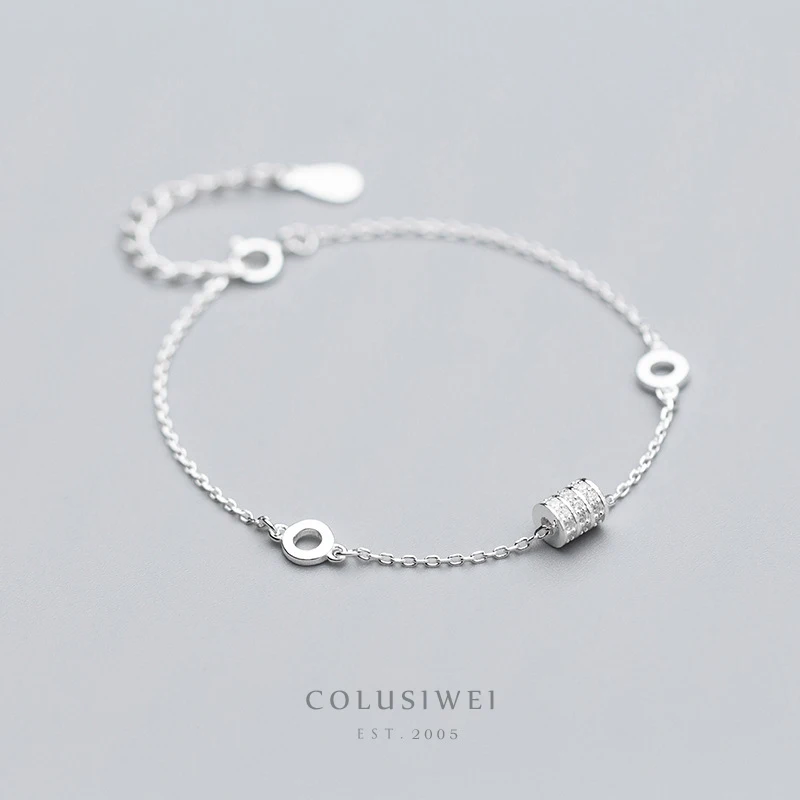 Colusiwei Luxury Cylinder and Round Bracelet for Women Exquisite Design Sterling Silver 925 Jewelry Engagement Jewelry Gifts
Colusiwei Luxury Cylinder and Round Bracelet for Women Exquisite Design Sterling Silver 925 Jewelry Engagement Jewelry Gifts