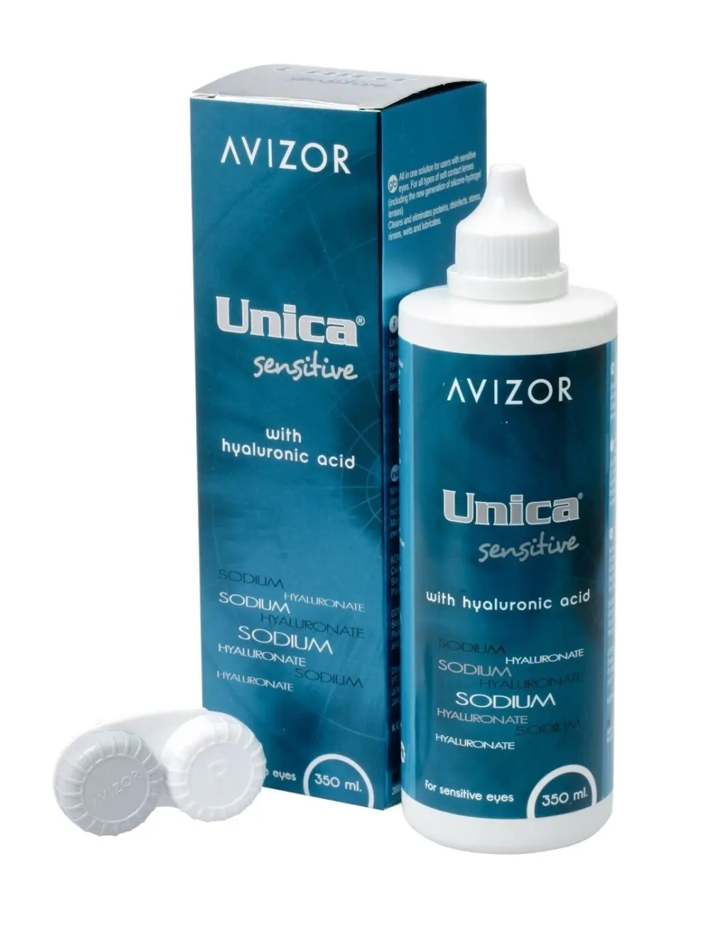 Раствор для контактных линз AVIZOR UNICA SENSITIVE 350 ml | Красота и здоровье