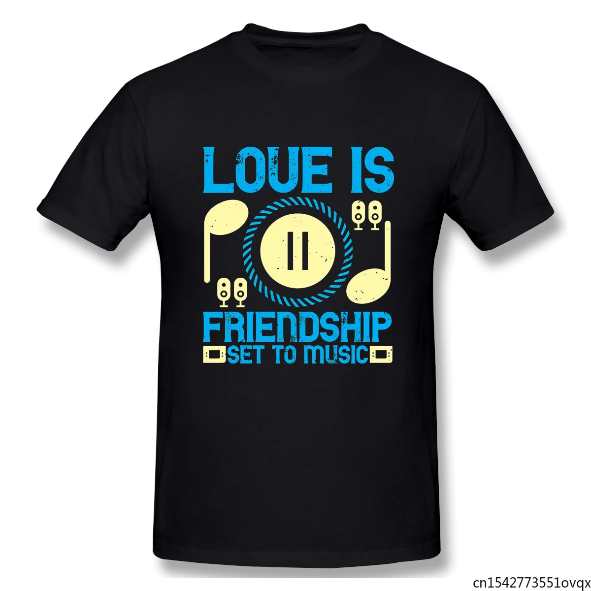 Love Is Friendship Set To Music Men's and Women's Same Style Fashion Trend Tshirt Four Seasons Casual
Love Is Friendship Set To Music Men's and Women's Same Style Fashion Trend Tshirt Four Seasons Casual