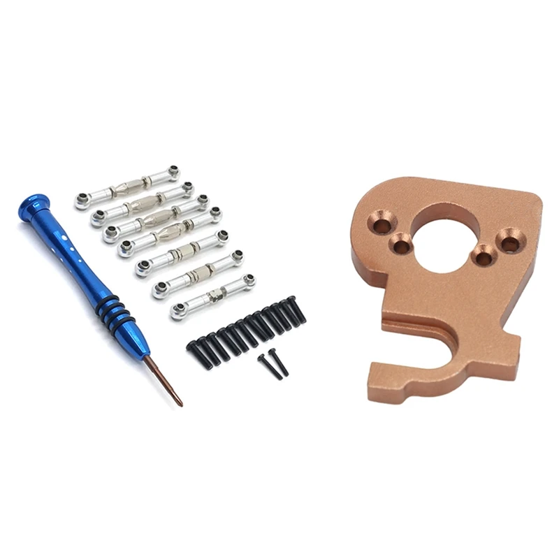 2 Set RC Car Part: 1 Pcs RC Car Motor Holder Replacement & 1 Set Metal Linkage Servo Pull Rod Steering Tie Rod Set
2 Set RC Car Part: 1 Pcs RC Car Motor Holder Replacement & 1 Set Metal Linkage Servo Pull Rod Steering Tie Rod Set